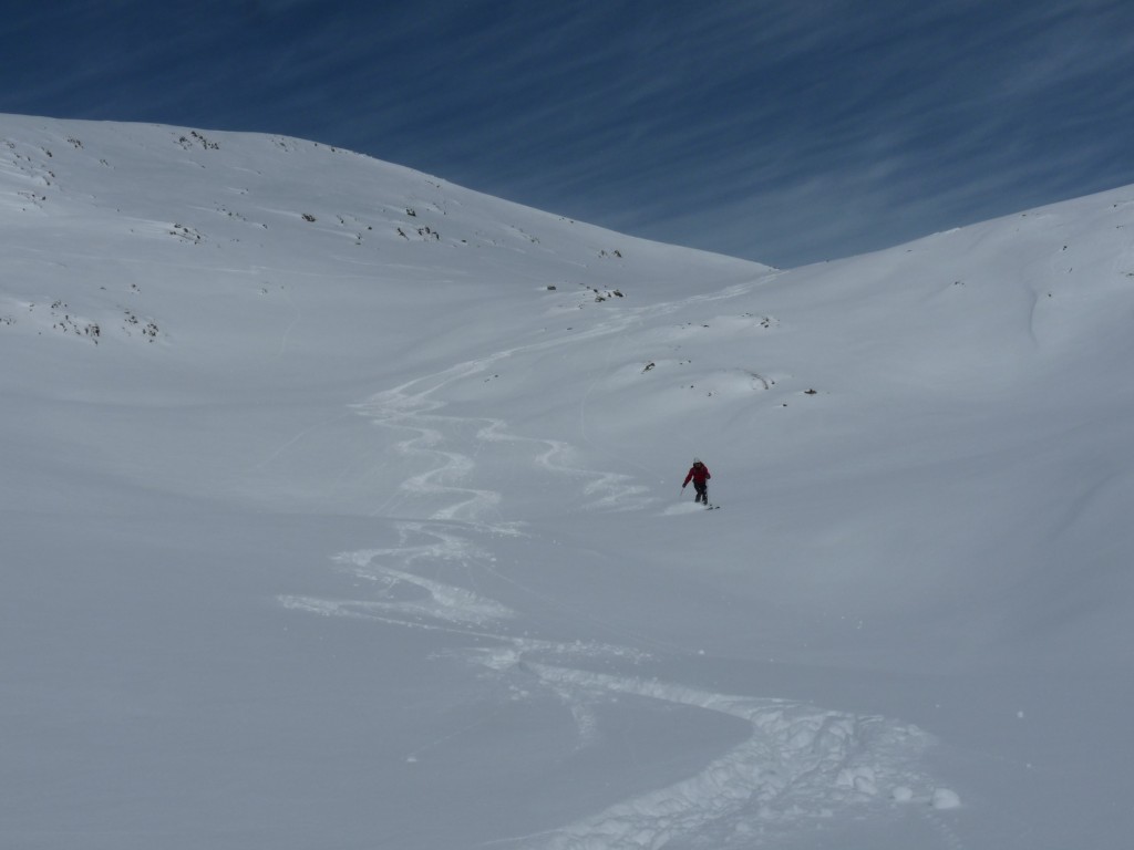 Bonne descente sous le Grand Galbert 