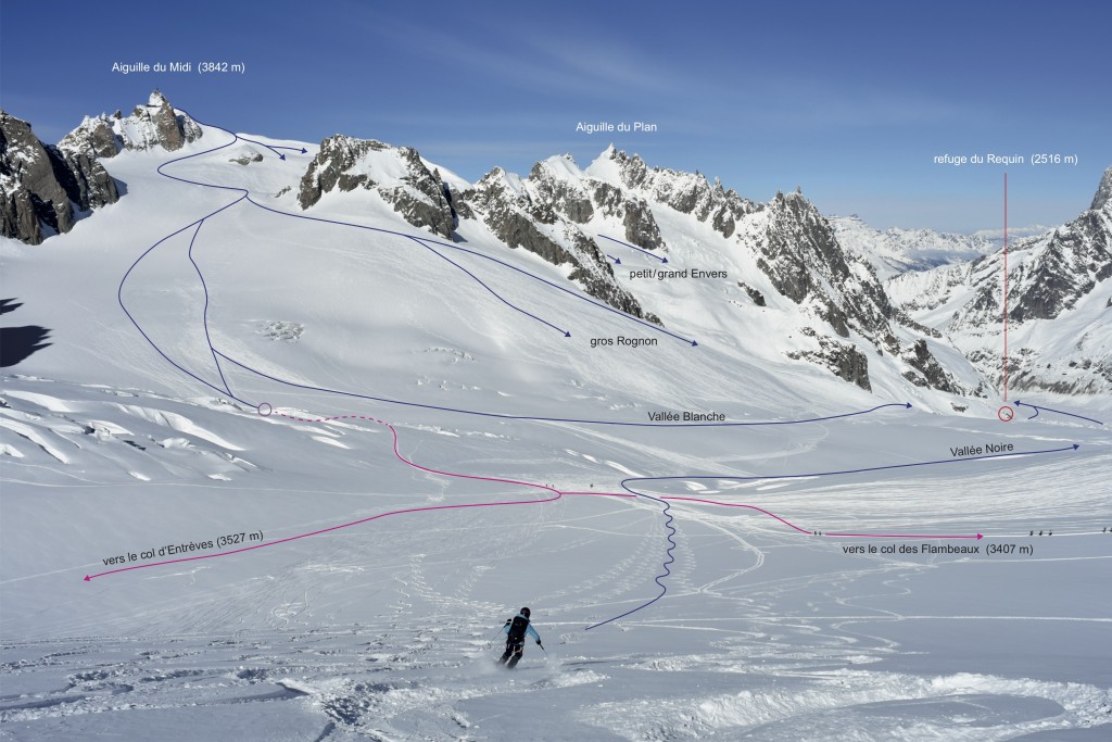 1 - descente Vallée Blanche